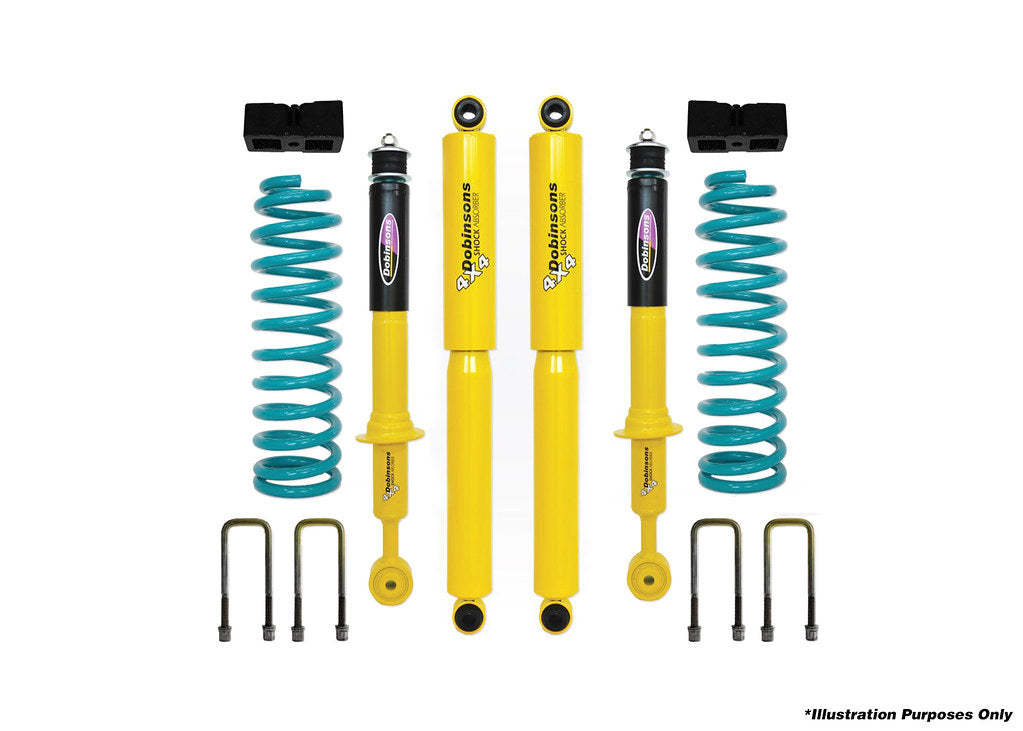 Dobinsons 1.5-3" Suspension Kit for Ford Ranger 3.2L 4x4 PX / T6 MK1&2 08/2011 to Mid 06/2018 with Quick Ride Rear (NON USA) - DSSKIT321QR - DSSKIT321QR