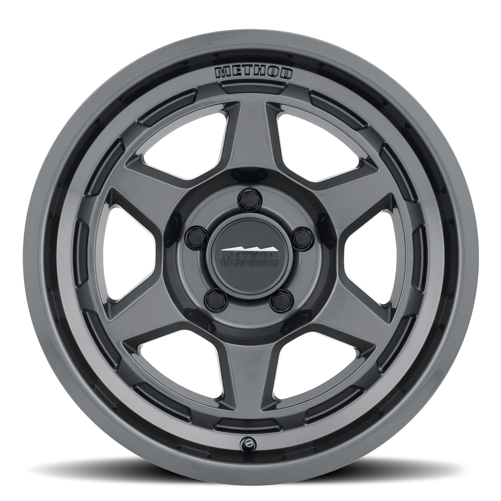 Method Race Wheels | MR708 Bead Grip | Gloss Titanium - Sniper Custom Trucks