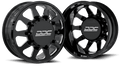 DDC | Dually Wheels The Ten Forged 20x8.25 8x170 Black / Mill 99 - 04 Ford F - 350 - Sniper Custom Trucks