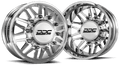 DDC | Dually Wheels Aftermath Polished 22X8.25 8X200 F - 350 05 - 25 F - 450 11 - 14 19 - 25 Ram 3500 - Sniper Custom Trucks