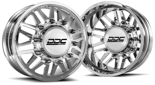 DDC | Dually Wheels Aftermath Polished 22X8.25 8X200 F - 350 05 - 25 F - 450 11 - 14 19 - 25 Ram 3500 - Sniper Custom Trucks