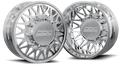 DDC | Dually Wheels The Mesh Forged 24x8.25 8x200 Polished 05 - 25 Ford F - 350 11 - 14 Ford F - 450 19 - 25 Dodge Ram 3500 - Sniper Custom Trucks