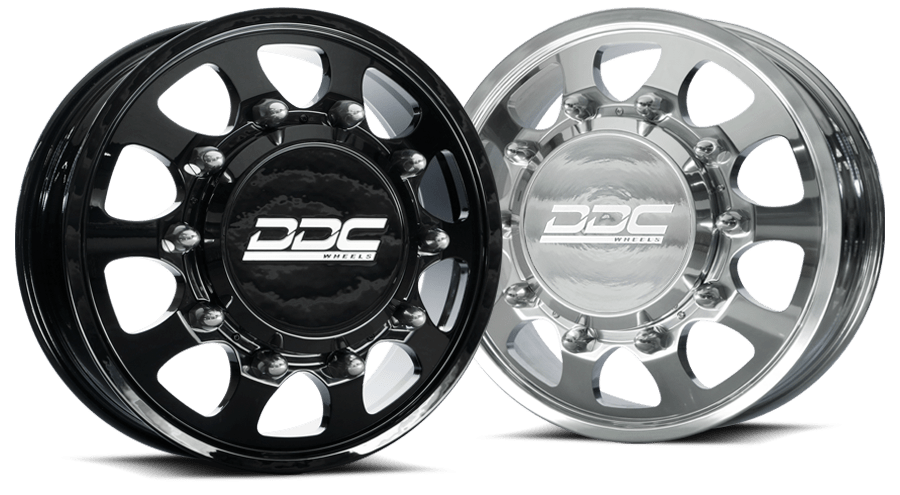 DDC | Dually Wheels The Shield 22x8.25 8x210 Gloss Black 11 - 25 Silverado / Sierra 3500 - Sniper Custom Trucks