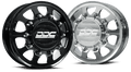DDC | Dually Wheels The Shield 22x8.25 10x225 Gloss Black 15 - 25 Ford F - 450 / F - 550 Dodge Ram 08 - 25 4500 / 5500 - Sniper Custom Trucks