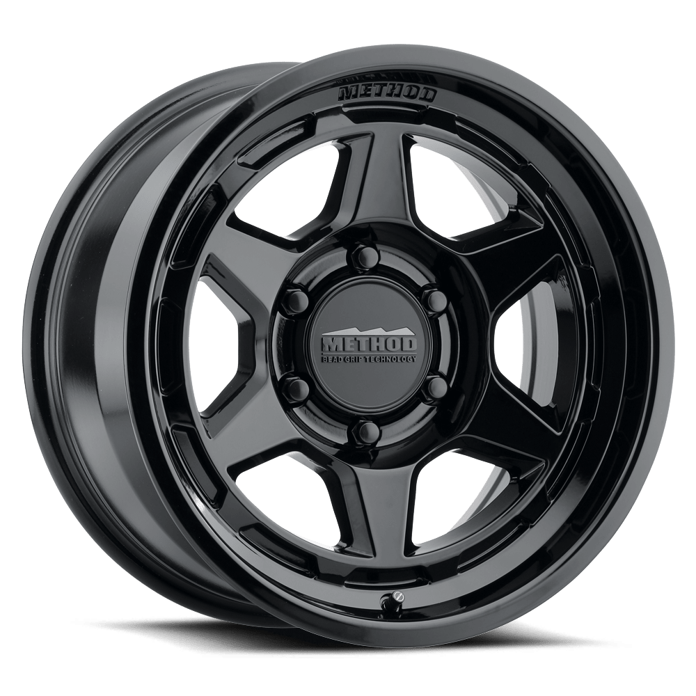 Method Race Wheels | MR708 Bead Grip | Gloss Black - Sniper Custom Trucks