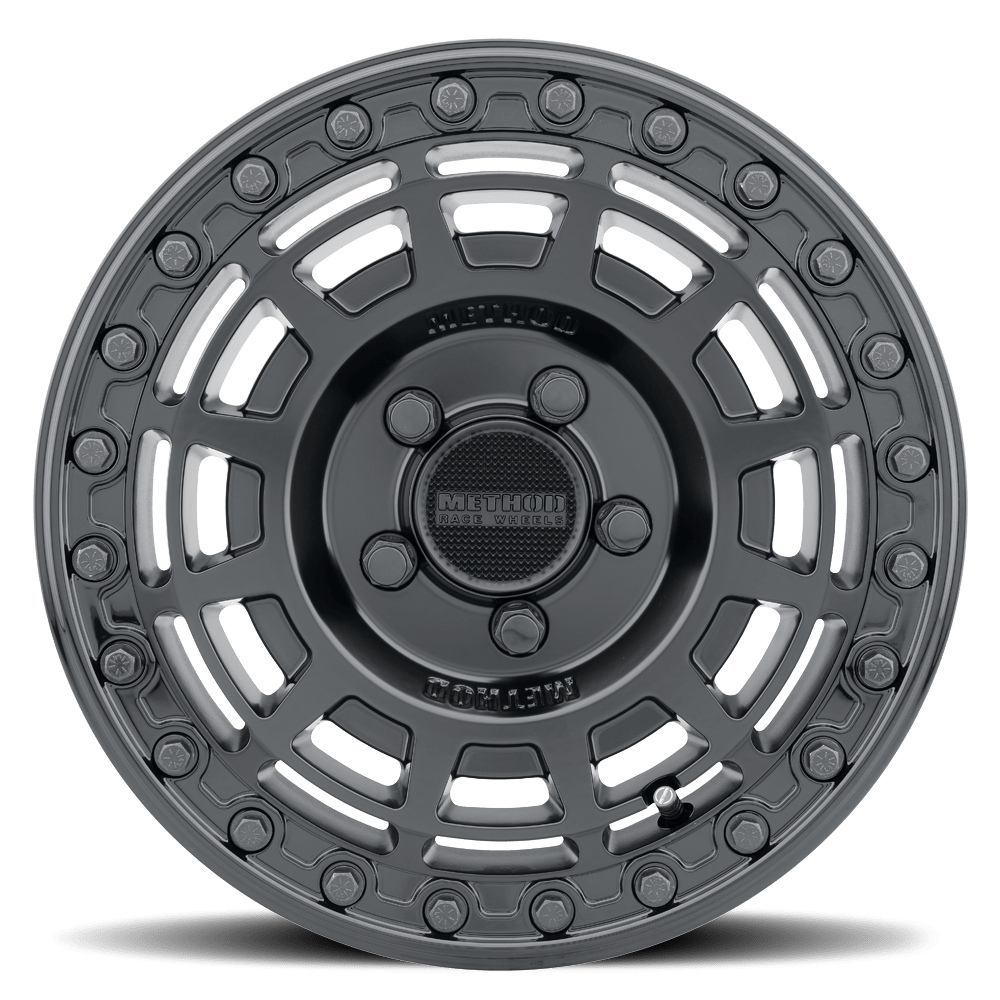 Method Race Wheels | MR415 Beadlock | Matte Black - Gloss Black Ring - Sniper Custom Trucks