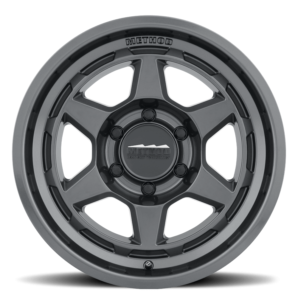 Method Race Wheels | MR708 Bead Grip | Gloss Titanium - Sniper Custom Trucks