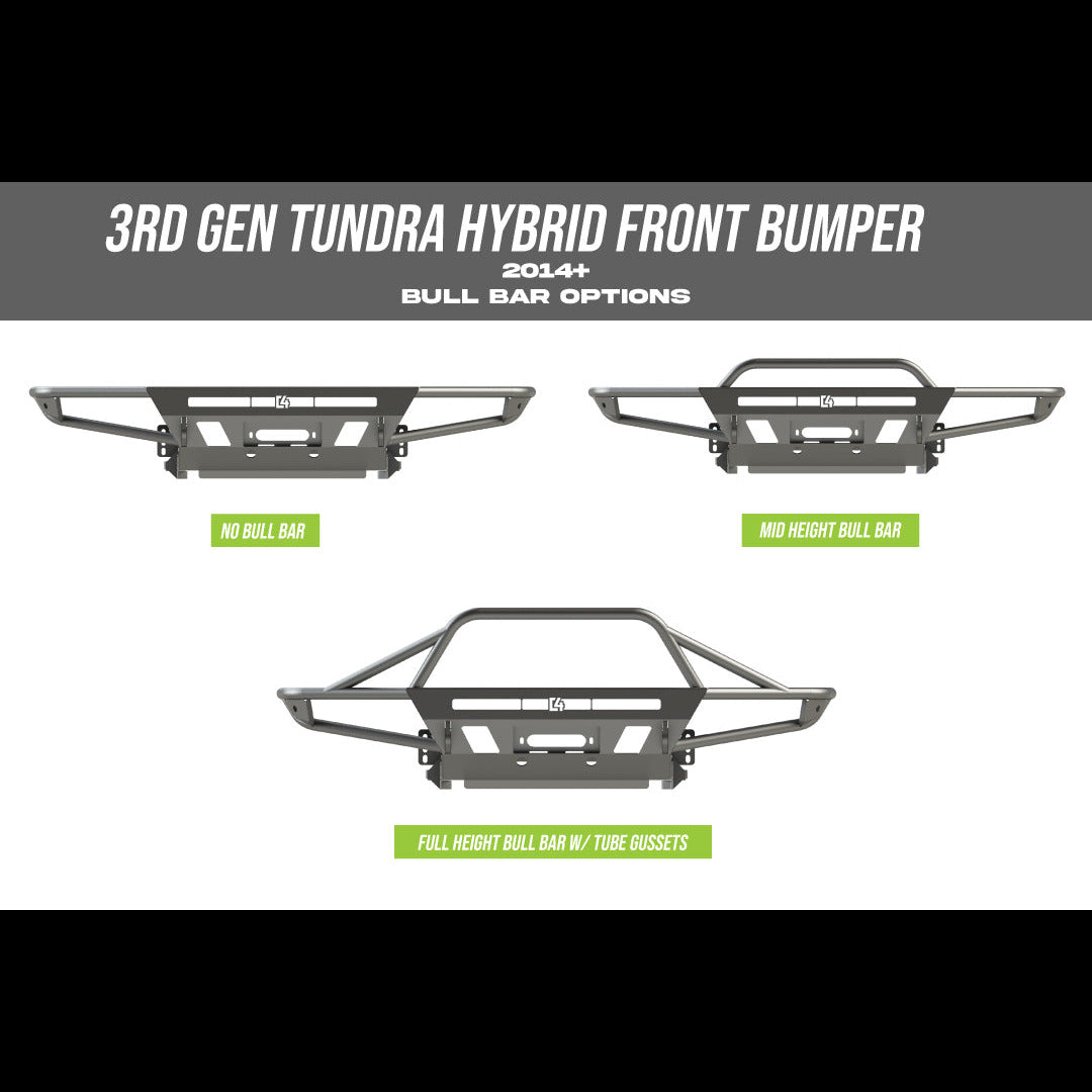 3rd Gen 2014 Tundra Hybrid Front Bumper 