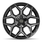 4PLAY 4P06 20x9 5x127 + 5x139.7 0et Gloss Black Brushed with Tinted Clear Wheel