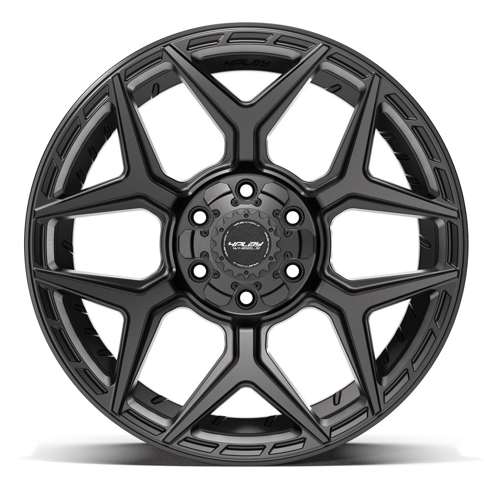 4PLAY 4P06 20x9 6x135 + 6x139.7 0et Satin Black Wheel