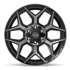 4PLAY 4P06 20x9 6x135 + 6x139.7 0et Gloss Black Brushed with Tinted Clear Wheel