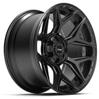 4PLAY 4P06 20x10 6x135 + 6x139.7 -18et Satin Black Wheel