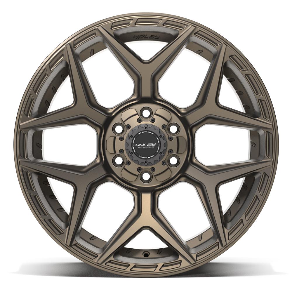 4PLAY 4P06 20x10 6x135 + 6x139.7 -18et Satin Bronze Wheel