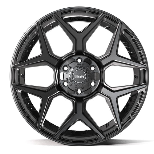 4PLAY 4P06 22x9 6x135 + 6x139.7 12et Satin Black Wheel