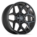 4PLAY 4P06 22x9 6x135 + 6x139.7 12et Satin Black Wheel
