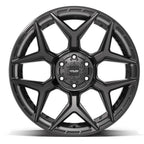 4PLAY 4P06 22x10 6x135 + 6x139.7 -18et Satin Black Wheel