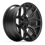 4PLAY 4P06 22x10 6x135 + 6x139.7 -18et Satin Black Wheel