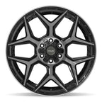 4PLAY 4P06 22x10 6x135 + 6x139.7 -18et Gloss Black Brushed with Tinted Clear Wheel
