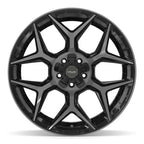 4PLAY 4P06 22x12 5x127 + 5x139.7 -44et Gloss Black Brushed with Tinted Clear Wheel