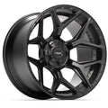 4PLAY 4P06 22x12 6x135 + 6x139.7 -44et Satin Black Wheel