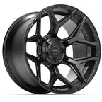4PLAY 4P06 22x12 6x135 + 6x139.7 -44et Satin Black Wheel