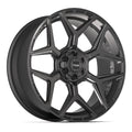 4PLAY 4P06 24x10 6x135 + 6x139.7 18et Satin Black Wheel