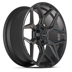 4PLAY 4P06 24x10 6x135 + 6x139.7 18et Satin Black Wheel