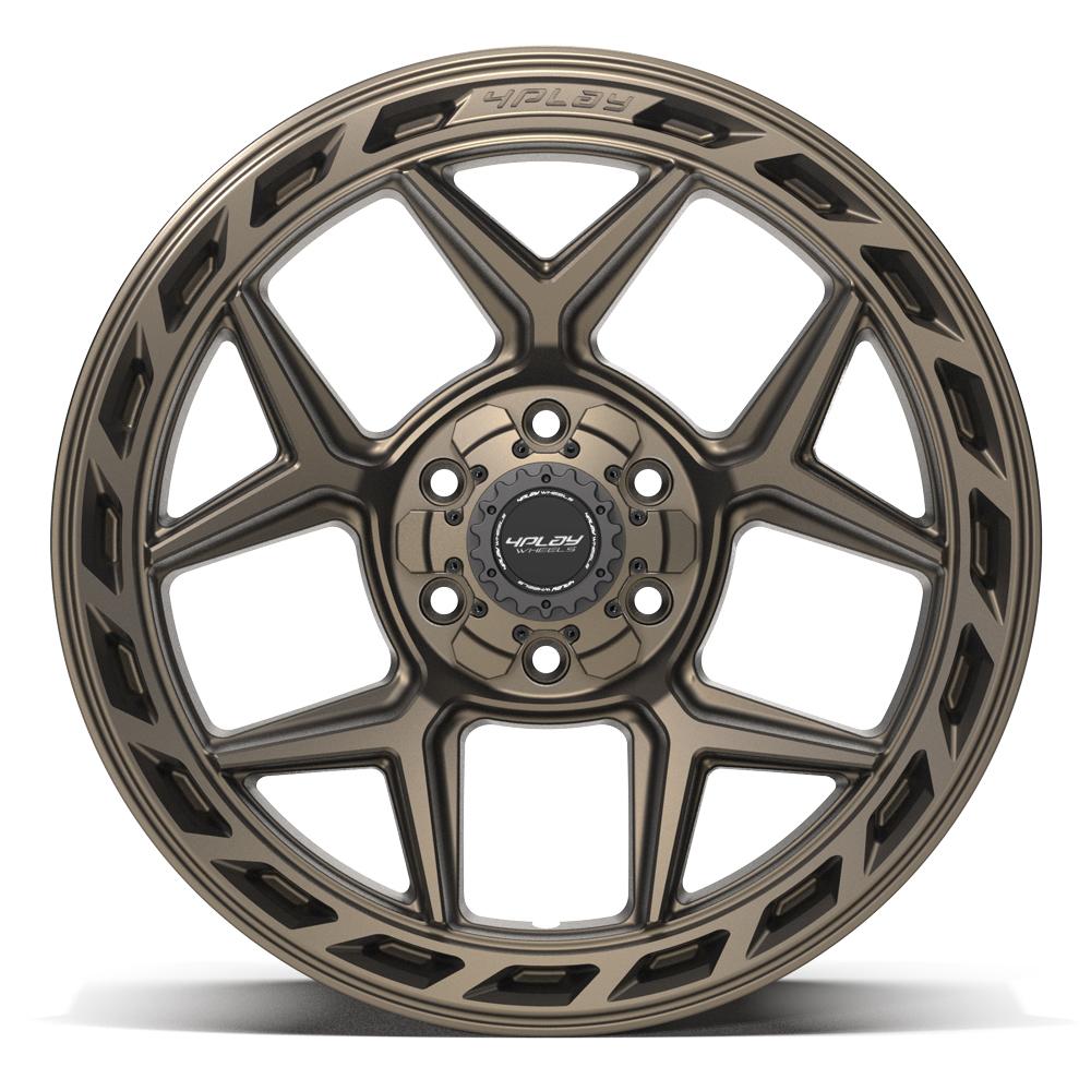 4PLAY 4P55 20x10 6x135 + 6x139.7 -18et Satin Bronze Wheel