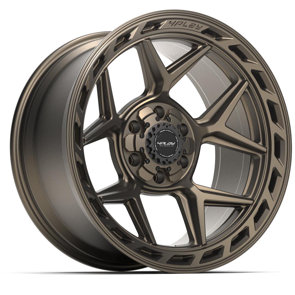 4PLAY 4P55 20x10 6x135 + 6x139.7 -18et Satin Bronze Wheel