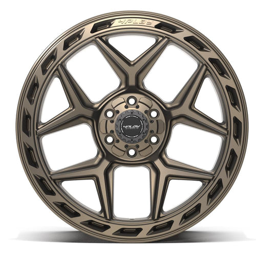 4PLAY 4P55 22x10 6x135 + 6x139.7 - 18et Satin Bronze Wheel - Sniper Custom Trucks