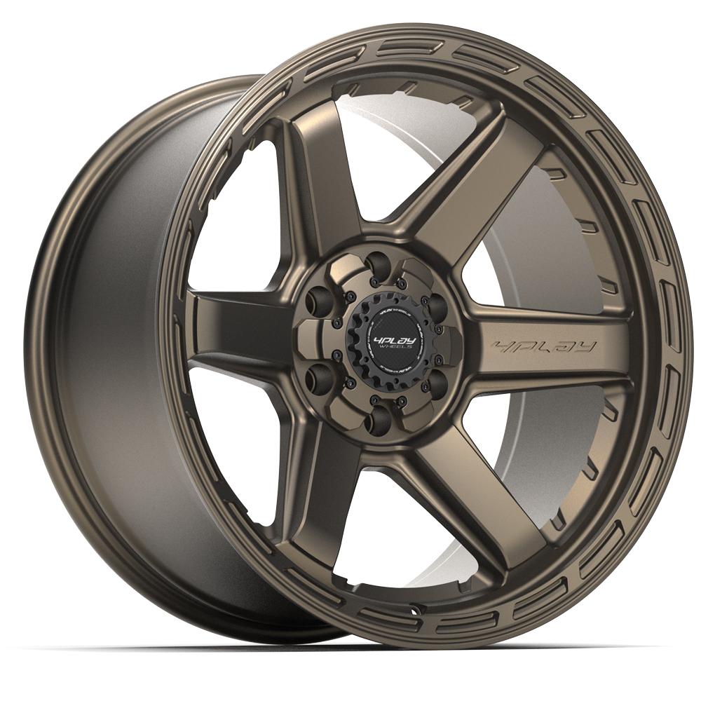 4PLAY 4P63 20x10 6x135 + 6x139.7 -18et Satin Bronze Wheel