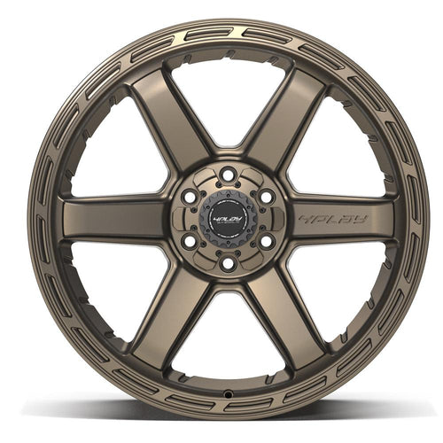4PLAY 4P63 22x10 6x135 + 6x139.7 - 18et Satin Bronze Wheel - Sniper Custom Trucks