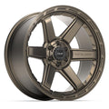 4PLAY 4P63 22x10 6x135 + 6x139.7 -18et Satin Bronze Wheel
