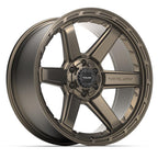 4PLAY 4P63 22x10 6x135 + 6x139.7 -18et Satin Bronze Wheel