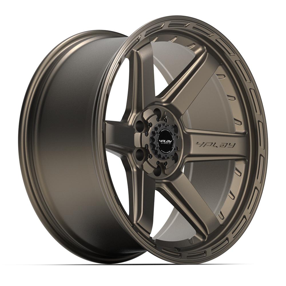 4PLAY 4P63 22x10 6x135 + 6x139.7 -18et Satin Bronze Wheel