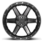 4PLAY 4P63 22x12 5x127 + 5x139.7 -44et Gloss Black Brushed with Tinted Clear Wheel