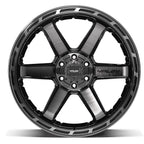 4PLAY 4P63 22x12 6x135 + 6x139.7 -44et Gloss Black Brushed with Tinted Clear Wheel