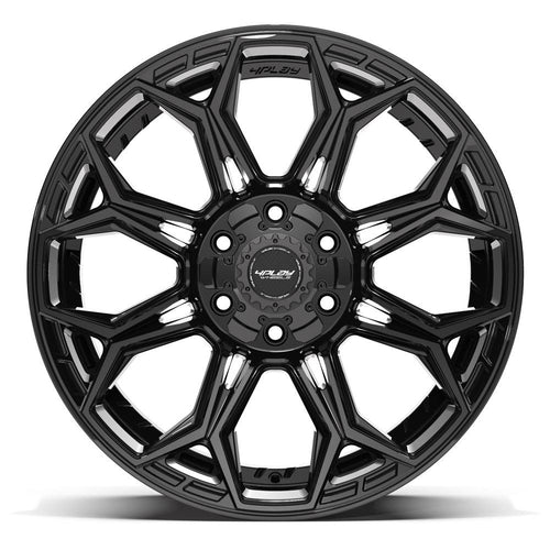 4PLAY 4P83 20x9 6x135 + 6x139.7 0et Gloss Black Wheel - Sniper Custom Trucks