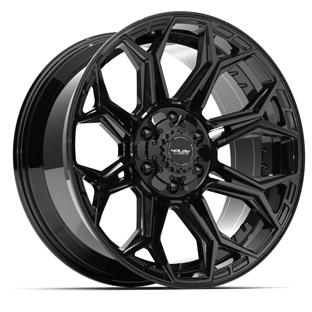 4PLAY 4P83 20x9 6x135 + 6x139.7 0et Gloss Black Wheel
