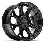 4PLAY 4P83 20x9 6x135 + 6x139.7 0et Gloss Black Wheel