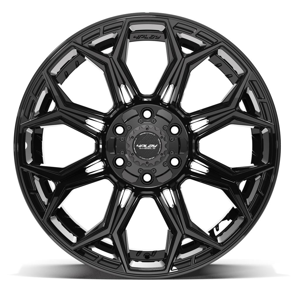 4PLAY 4P83 20x10 6x135 + 6x139.7 -18et Gloss Black Wheel