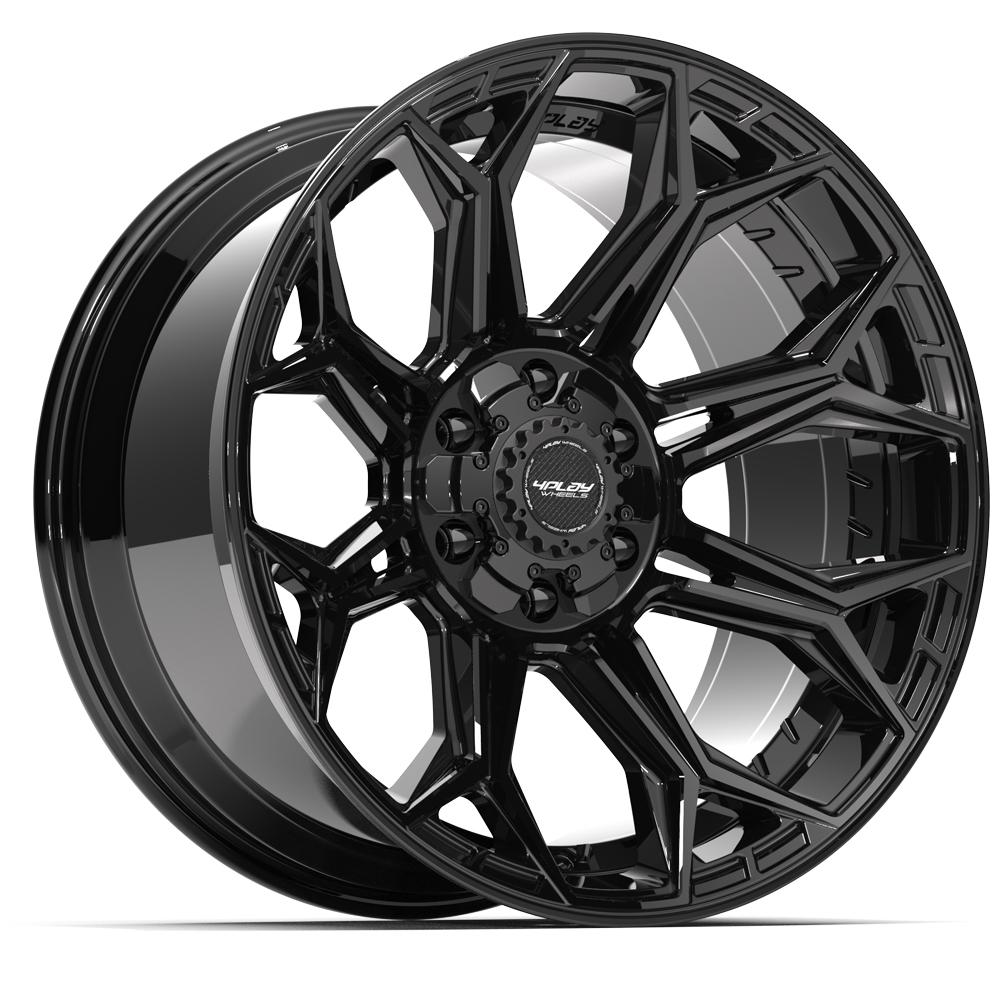 4PLAY 4P83 20x10 6x135 + 6x139.7 -18et Gloss Black Wheel