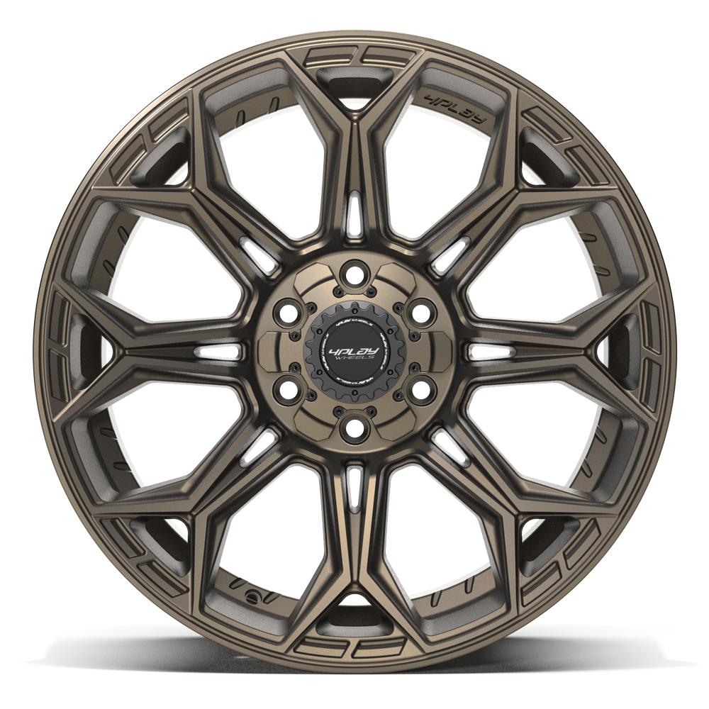 4PLAY 4P83 20x10 6x135 + 6x139.7 -18et Satin Bronze Wheel