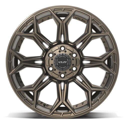 4PLAY 4P83 20x10 6x135 + 6x139.7 - 18et Satin Bronze Wheel - Sniper Custom Trucks