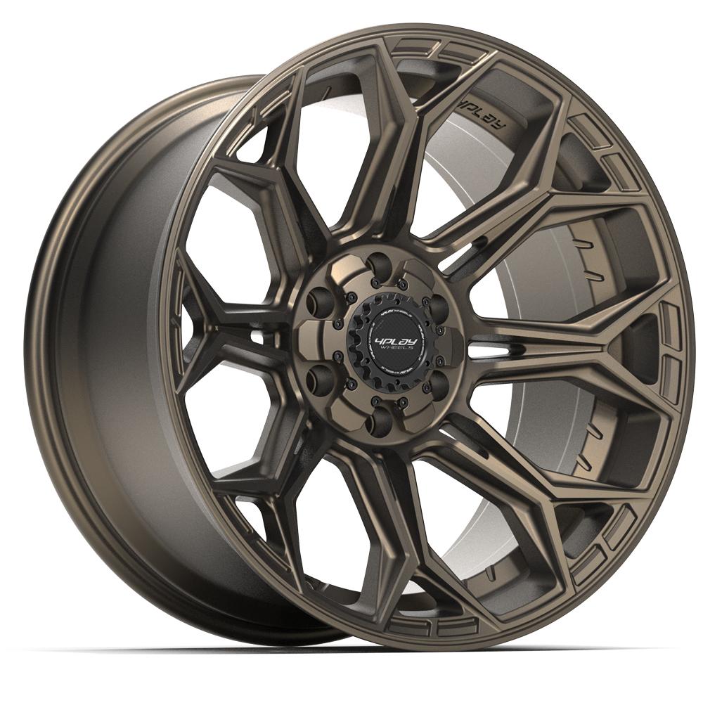 4PLAY 4P83 20x10 6x135 + 6x139.7 -18et Satin Bronze Wheel