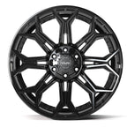 4PLAY 4P83 22x9 6x135 + 6x139.7 12et Gloss Black Wheel