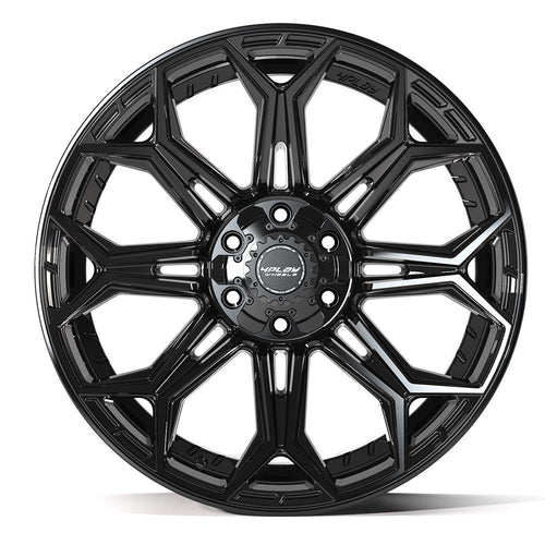 4PLAY 4P83 22x9 6x135 + 6x139.7 12et Gloss Black Wheel - Sniper Custom Trucks