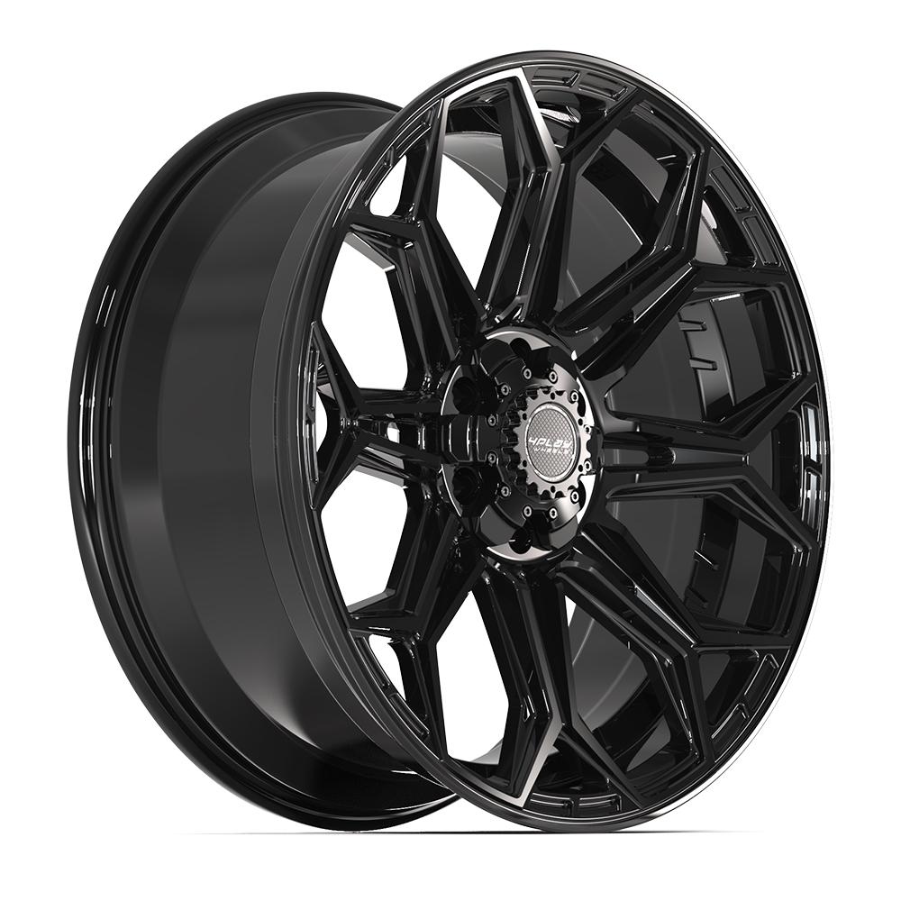 4PLAY 4P83 22x9 6x135 + 6x139.7 12et Gloss Black Wheel