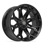 4PLAY 4P83 22x10 6x135 + 6x139.7 -18et Gloss Black Wheel