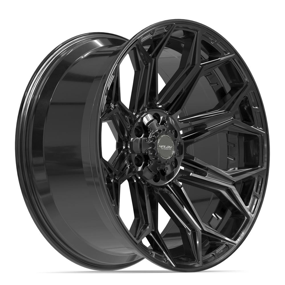 4PLAY 4P83 22x10 6x135 + 6x139.7 -18et Gloss Black Wheel